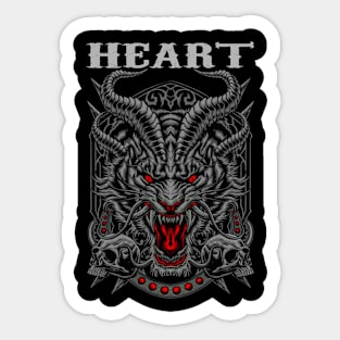 HEART BAND MERCHANDISE Sticker